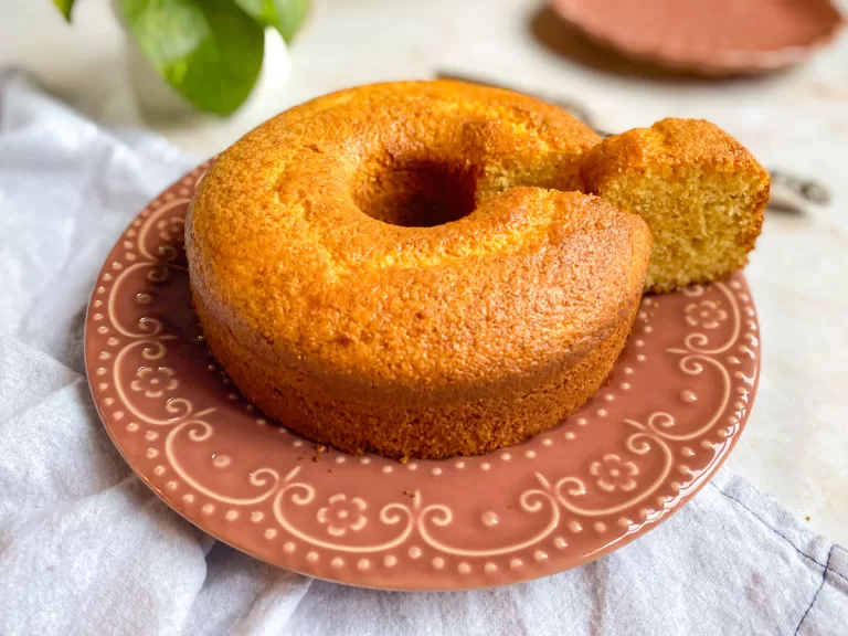 Receita de Bolo de flocão de milho fácil e rápido