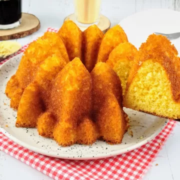 Bolo de fubá 5 copos
