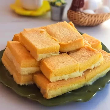 Bolo de fubá cremoso tradicional
