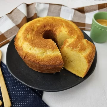 Bolo de fubá sem glúten