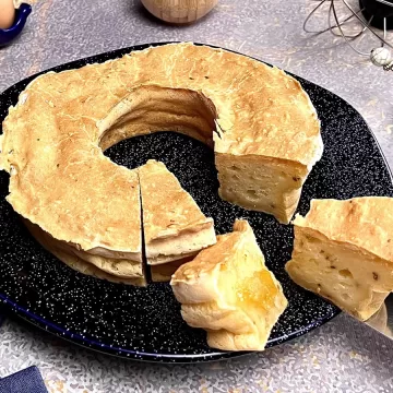 Bolo de goma tradicional do Nordeste