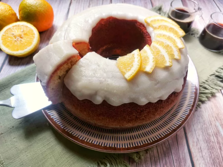 Receita de Bolo de laranja com casca