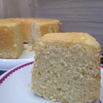 Bolo de laranja com Kefir e coco