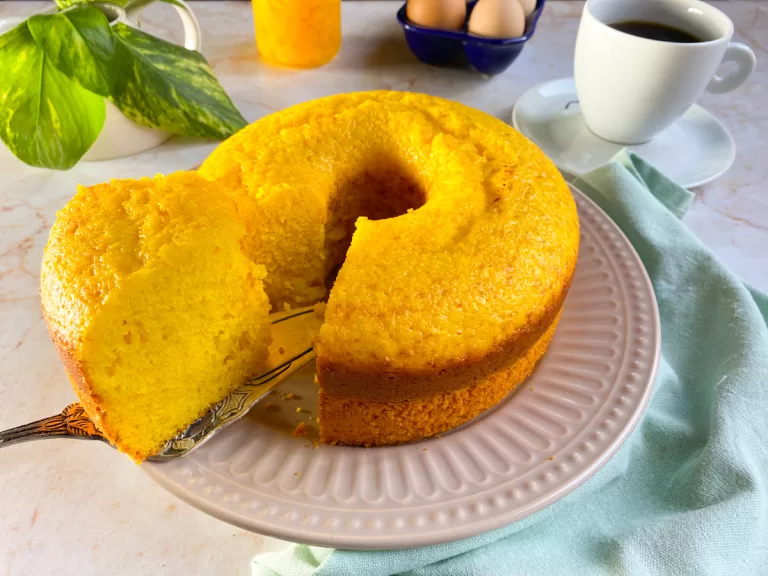 Receita de Bolo de laranja fácil