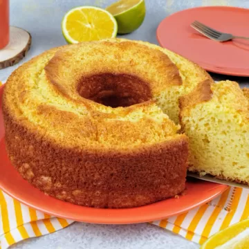 Bolo de laranja rápido