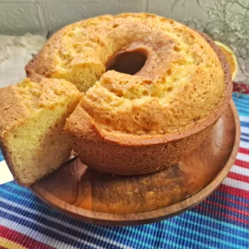 Bolo de laranja simples