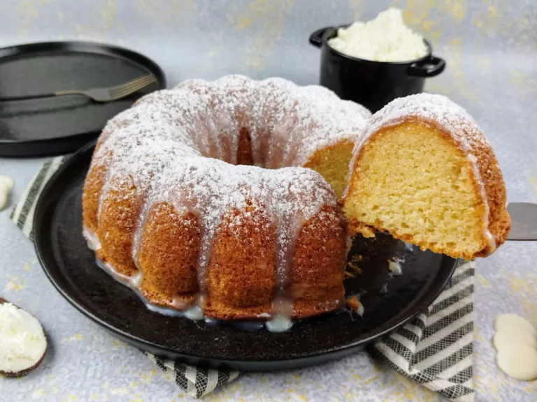 Receita de Bolo de leite em pó com água quente