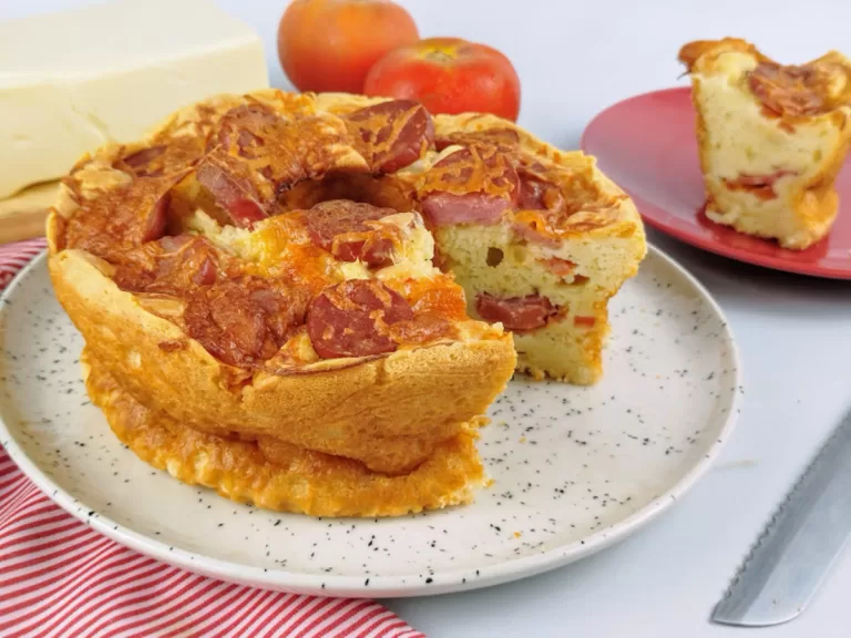 Receita de Bolo de liquidificador salgado