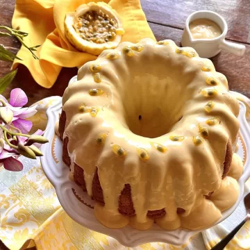 Bolo de maracujá