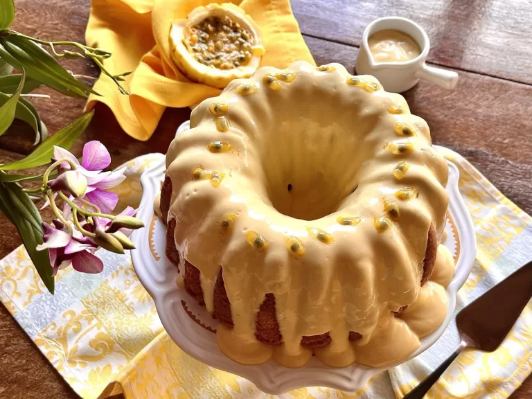 Receita de Bolo de maracujá