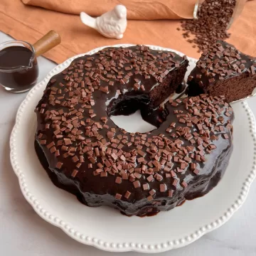 Bolo de micro-ondas