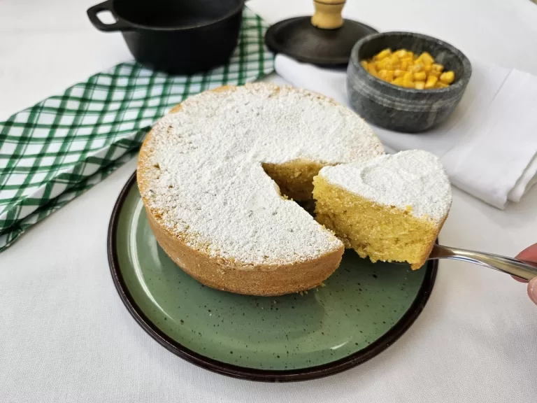 Receita de Bolo de milho na airfryer