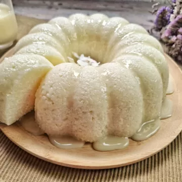 Bolo de tapioca gelado