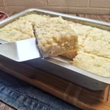 Bolo gelado de coco fácil