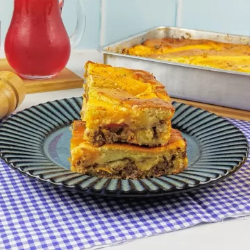 Bolo salgado de carne moída