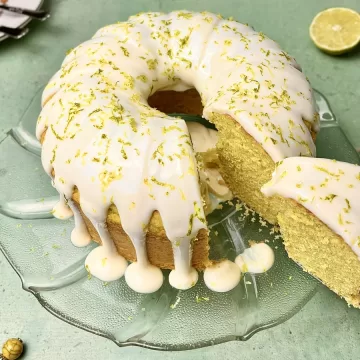 Bolo verde de limão