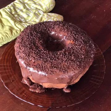 Bolo vulcão formigueiro