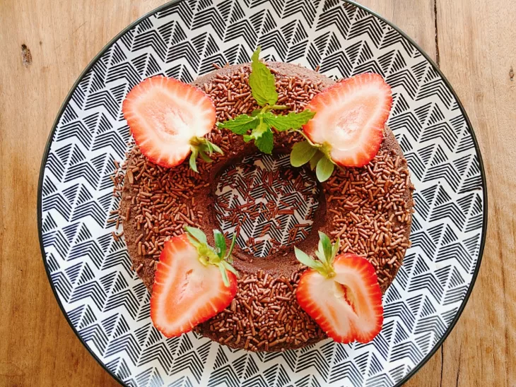 Receita de Brigadeirão cremoso