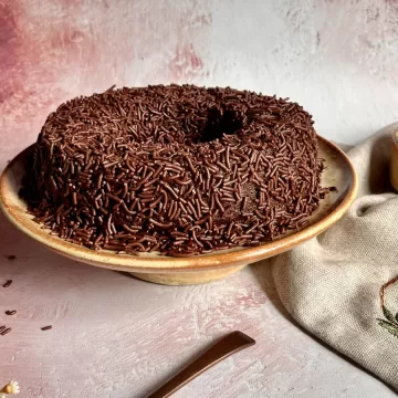 Brigadeirão na airfryer