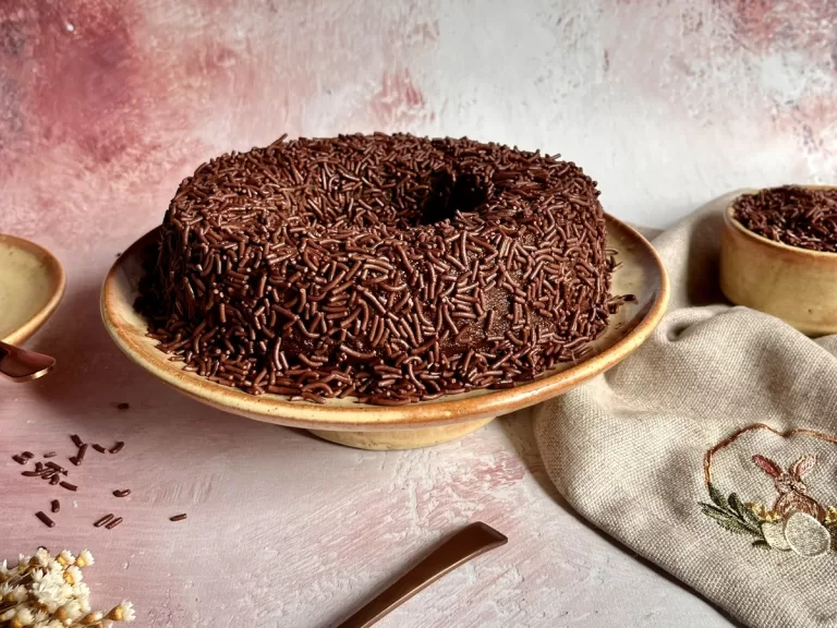 Receita de Brigadeirão na airfryer