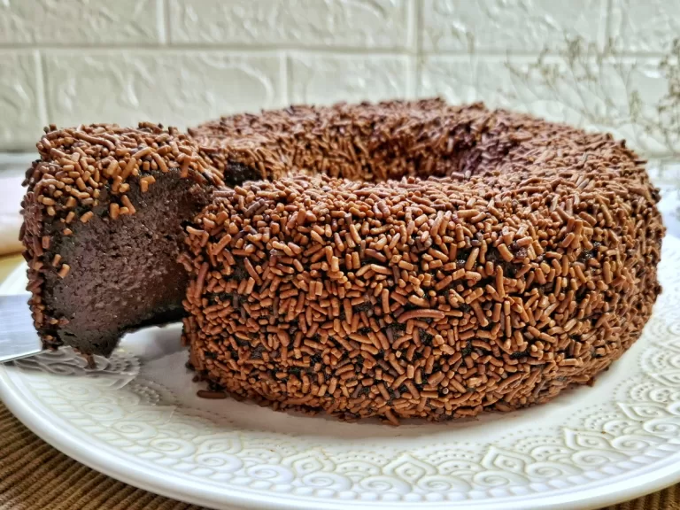 Receita de Brigadeirão sem banho-maria