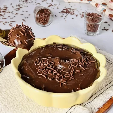Brigadeiro com creme de leite