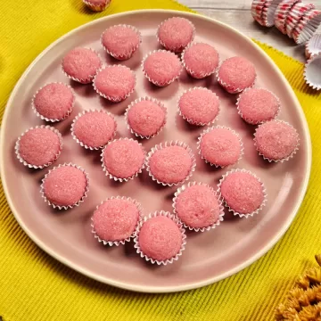 Brigadeiro rosa de Nesquik