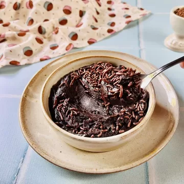Brigadeiro sem leite condensado com leite em pó