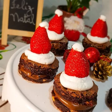 Brownie de Natal