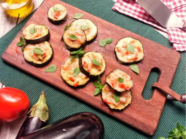 Receita de Brusquetas de berinjela