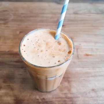 Café gelado cremoso