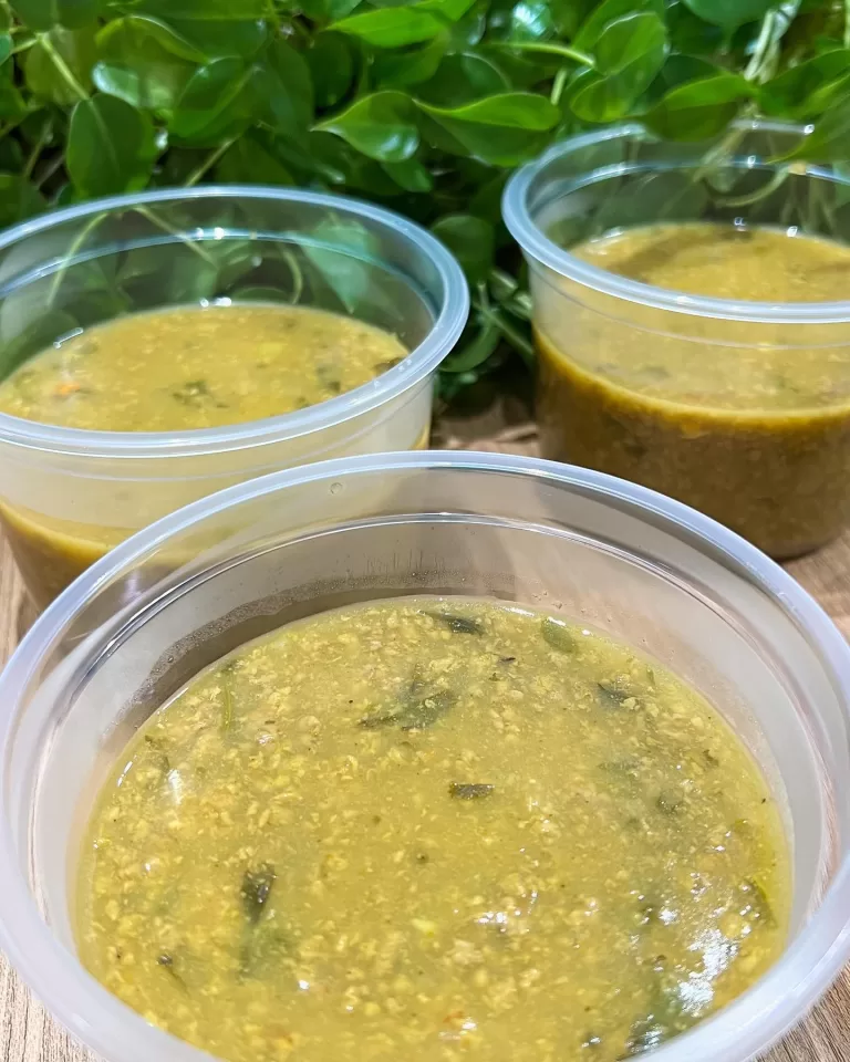 Receita de Caldo de carne moída com batatas