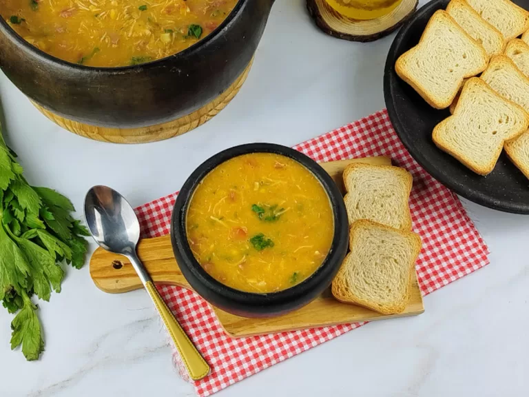 Receita de Caldo de kenga com calabresa e bacon
