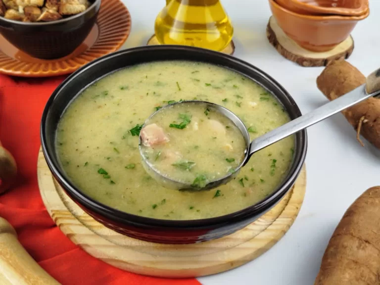 Receita de Caldo de mandioca fácil e rápido