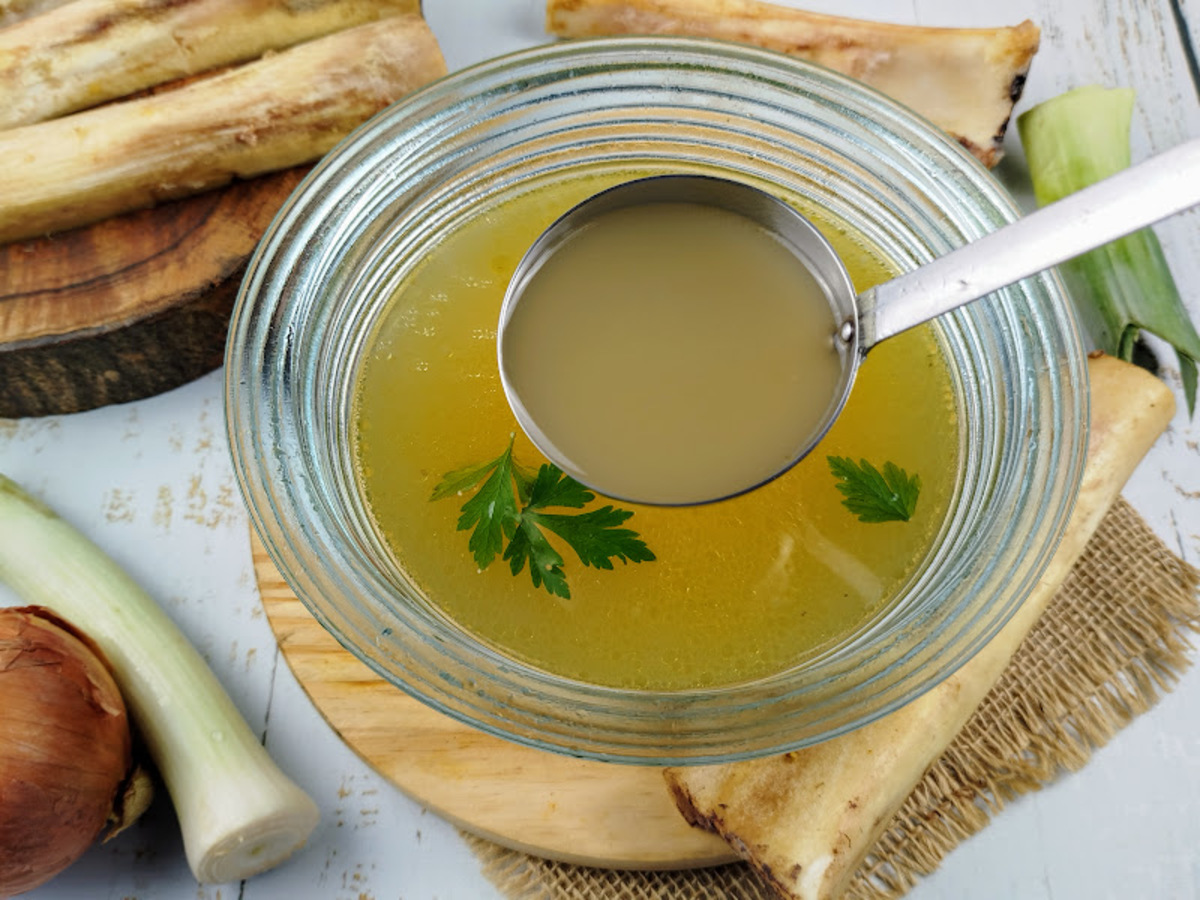 Receita de Caldo de ossos