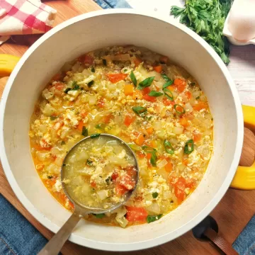 Caldo de ovo