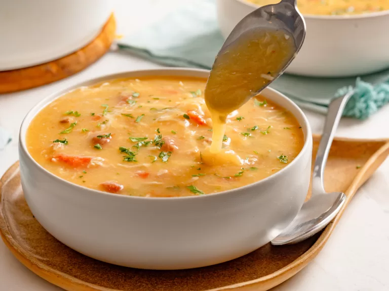 Receita de Caldo de pinto com bacon