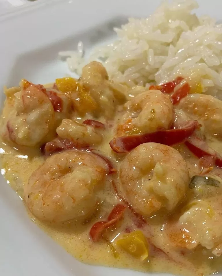 Receita de Camarão ao molho cremoso