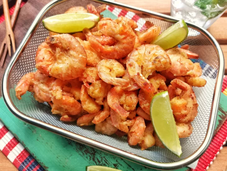 Receita de Camarão frito
