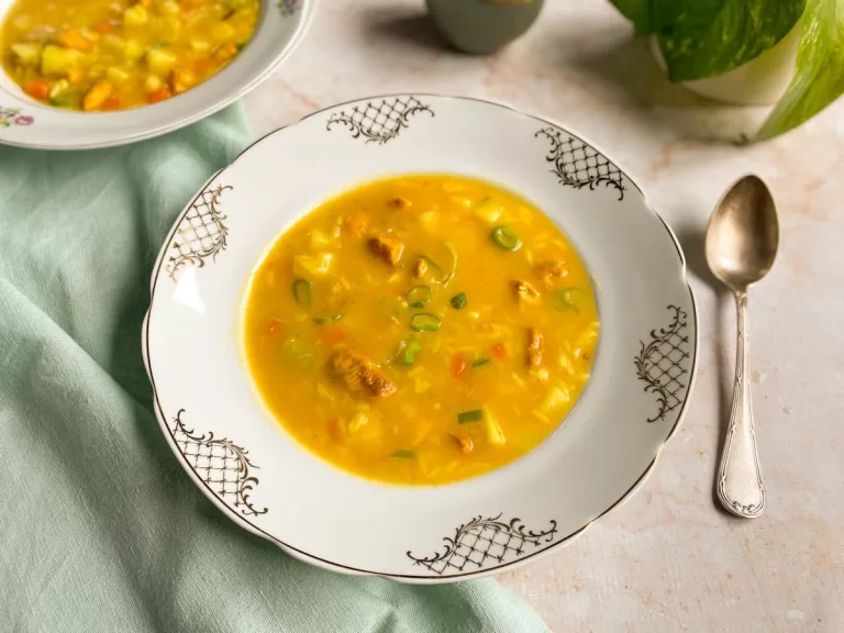 Receita de Canja de galinha cremosa