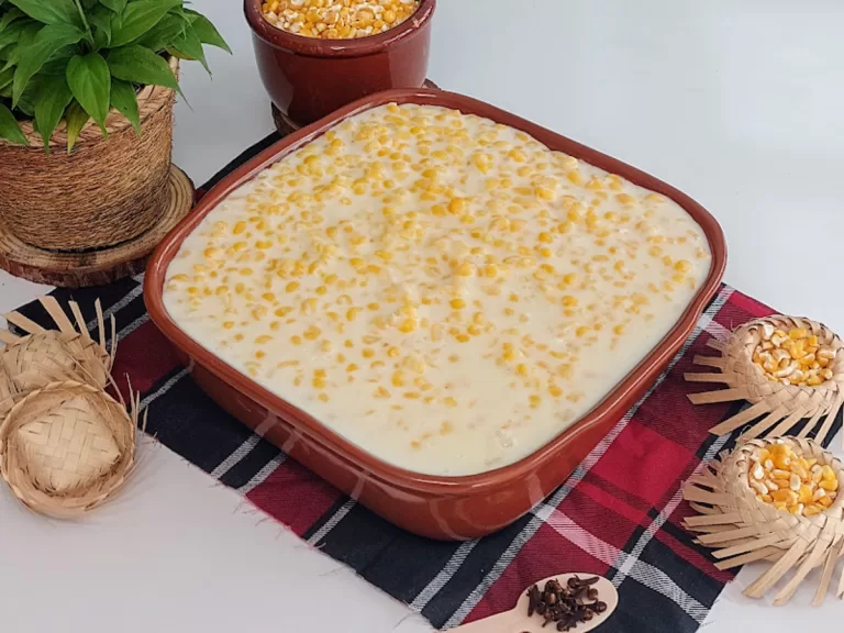 Receita de Canjica amarela
