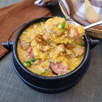 Canjiquinha com frango