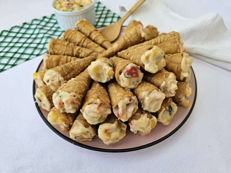 Receita de Canudinho de maionese