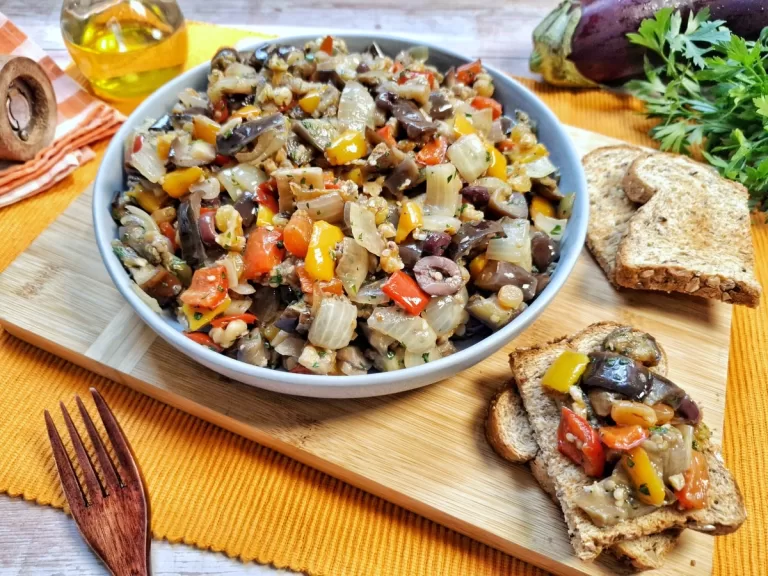 Receita de Caponata de berinjela ao forno