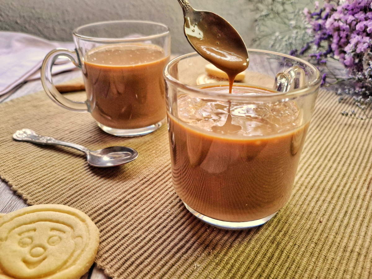 Café caramelado vegano