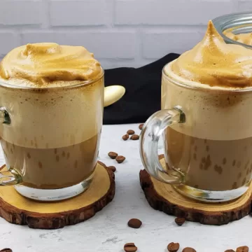 Capuccino cremoso de batedeira