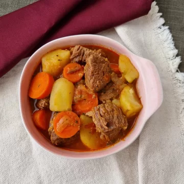 Carne de panela de pressão