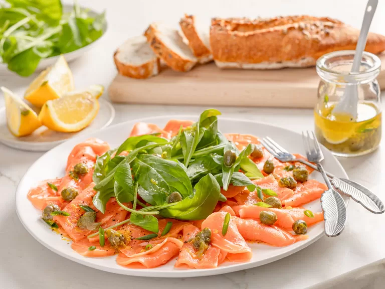 Receita de Carpaccio de salmão defumado