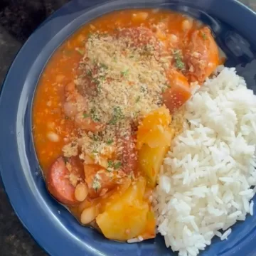 Cassoulet com calabresa