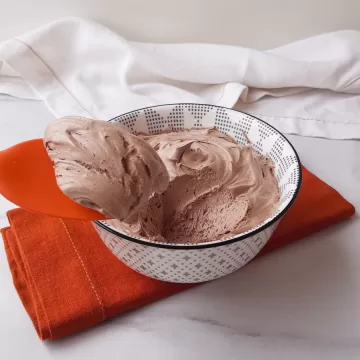 Chantilly de chocolate vegano